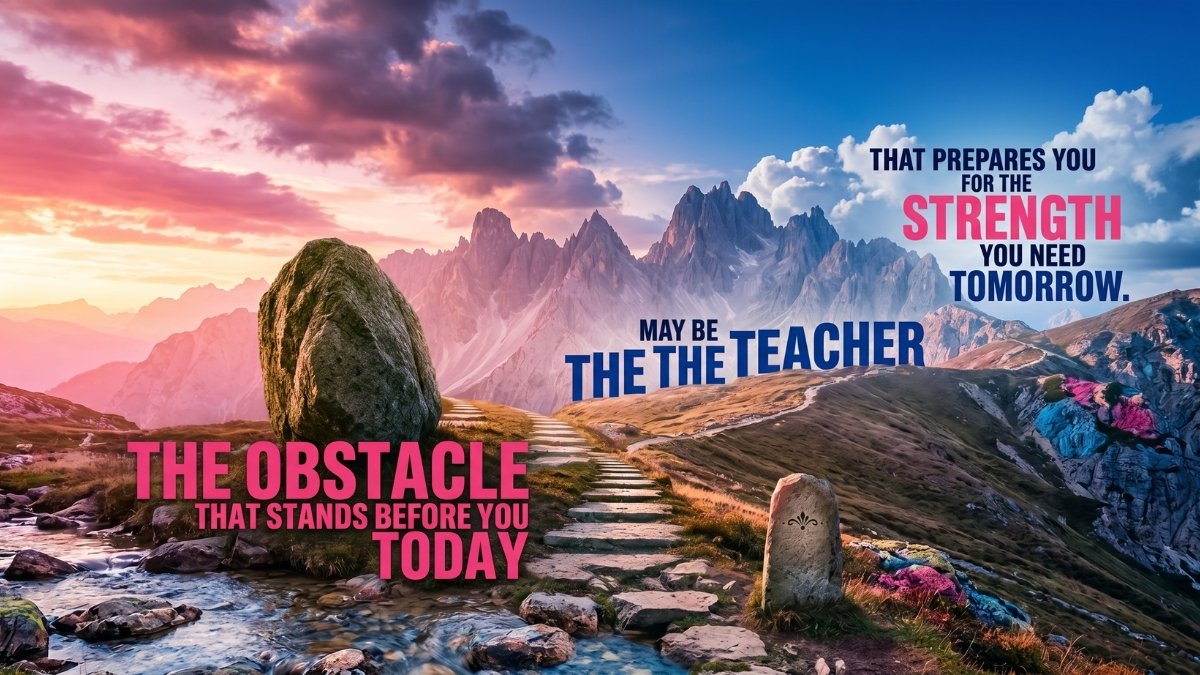 7 Powerful Reasons The Obstacle That Stands Before You Today Builds Your Strength