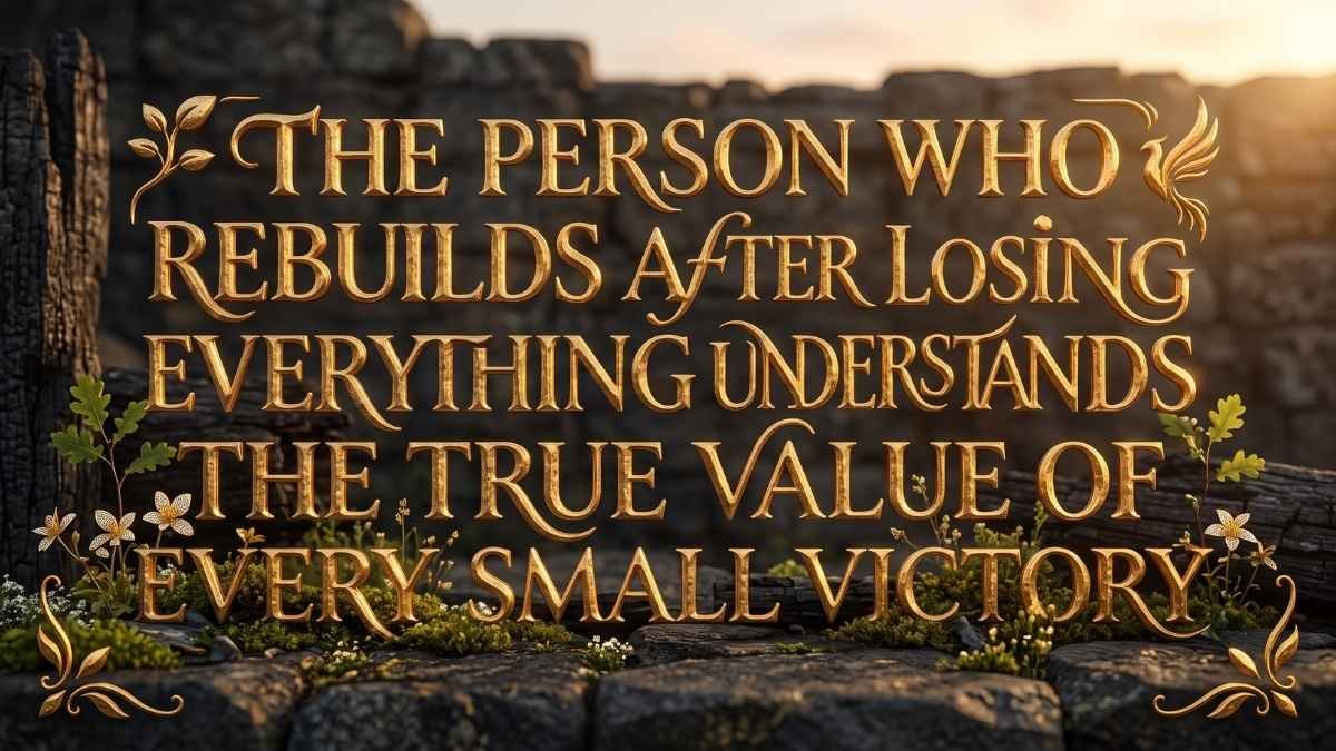 7 Simple Steps Rebuilding After Losing Everything With True Hope