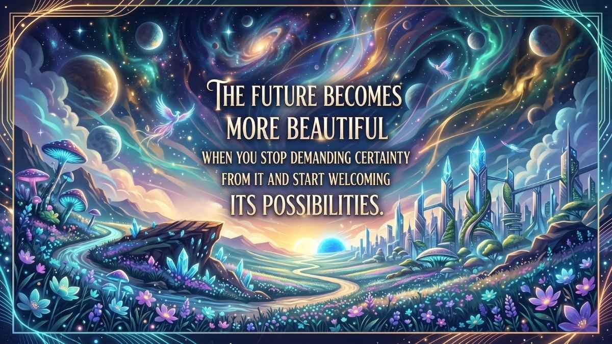 The future becomes brighter the moment your heart chooses faith, your hands choose right action, and your soul chooses hope.