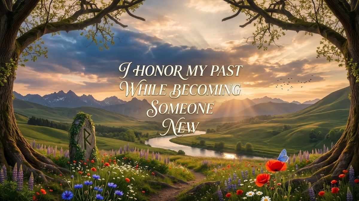 I honor my past while becoming someone new